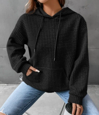 Women's Loose Hooded Sweater