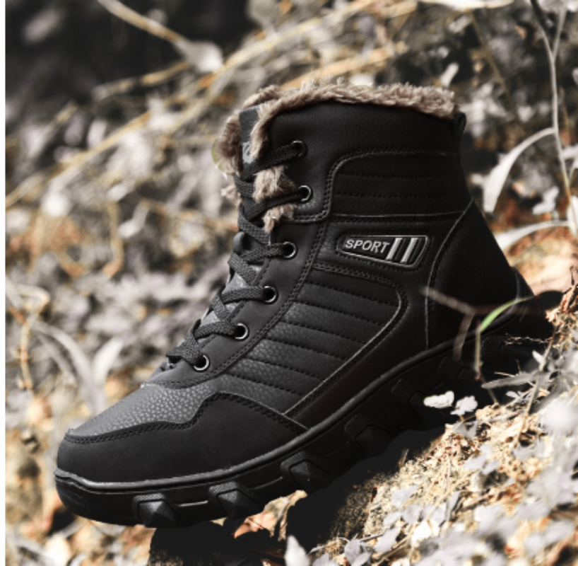 Men’s Lined Lace-Up Winter Boots