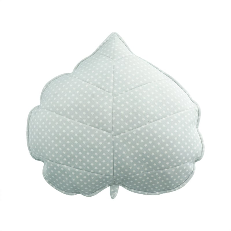 Coussin décoratif 3D en forme de feuille de cœur pour chambre d'enfant et décoration intérieure