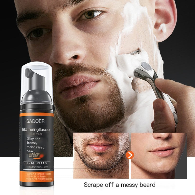 SADOER Men's Shaving Mousse & Beard Care Set