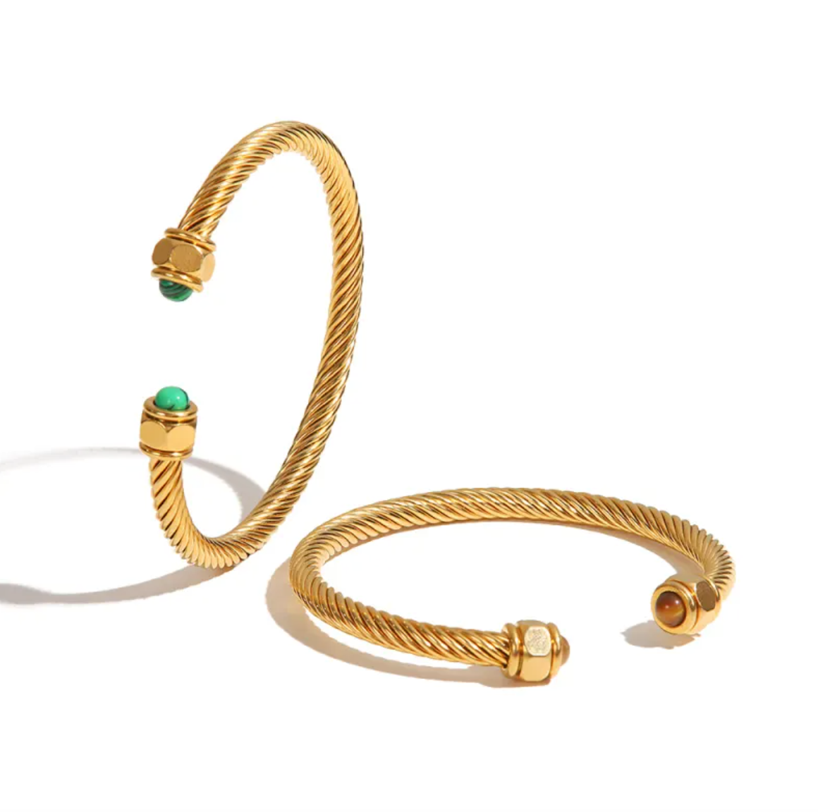 Bracelet fin en chaîne plaqué or pour femme