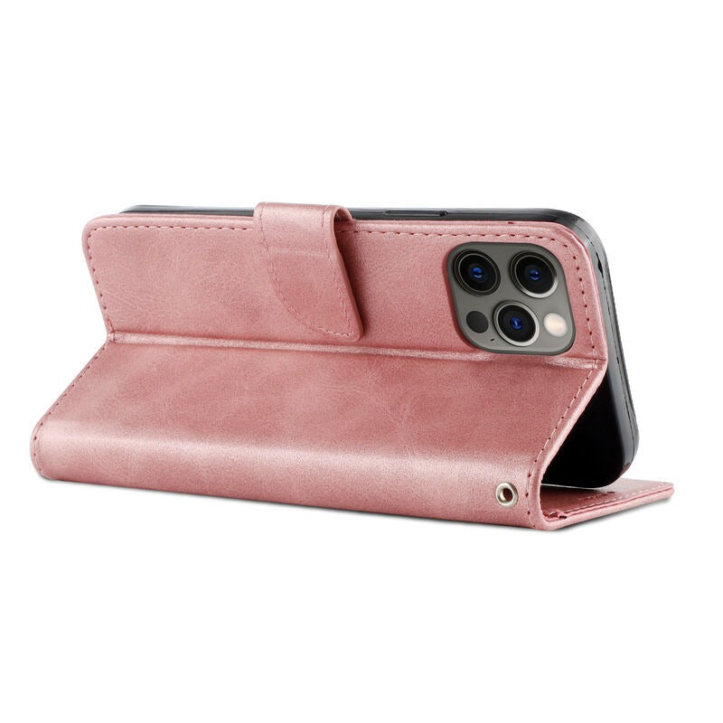 Deer-Print Leather Phone Case
