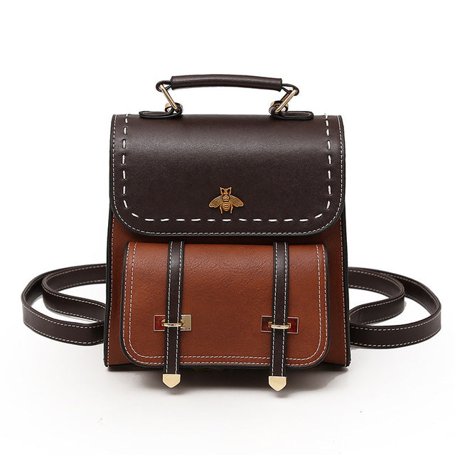Vintage Leather Women's Backpack