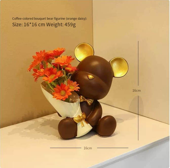 Mini Resin Bear Ornament
