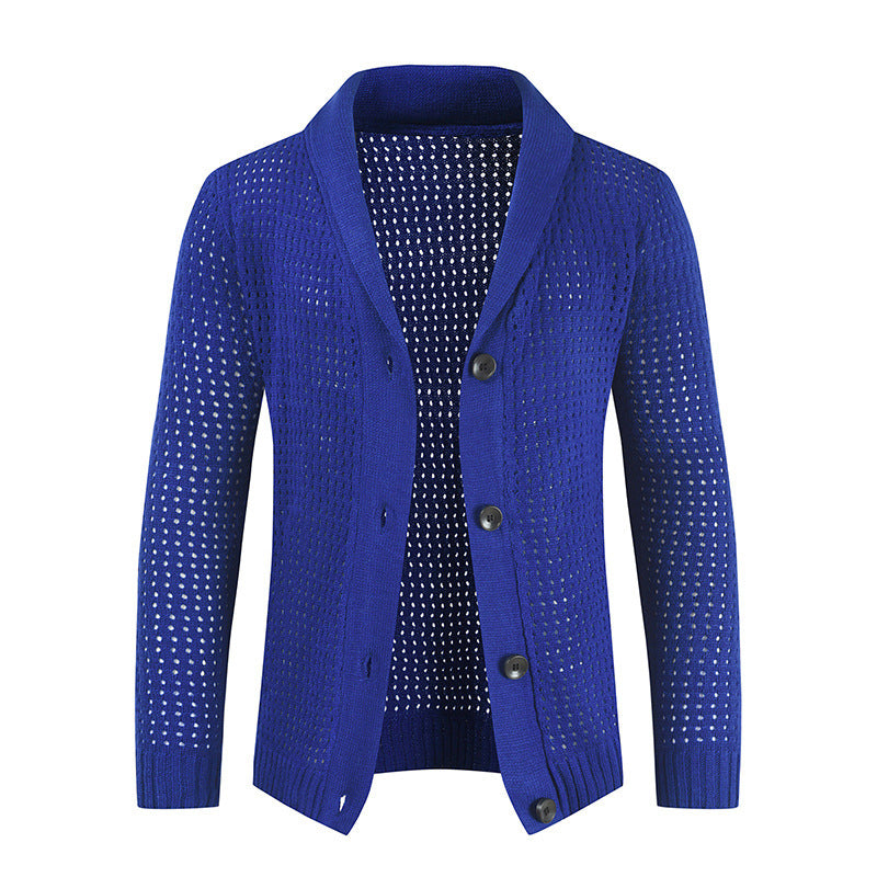 Men’s Twisted-Knit Cotton-Blend Jumper