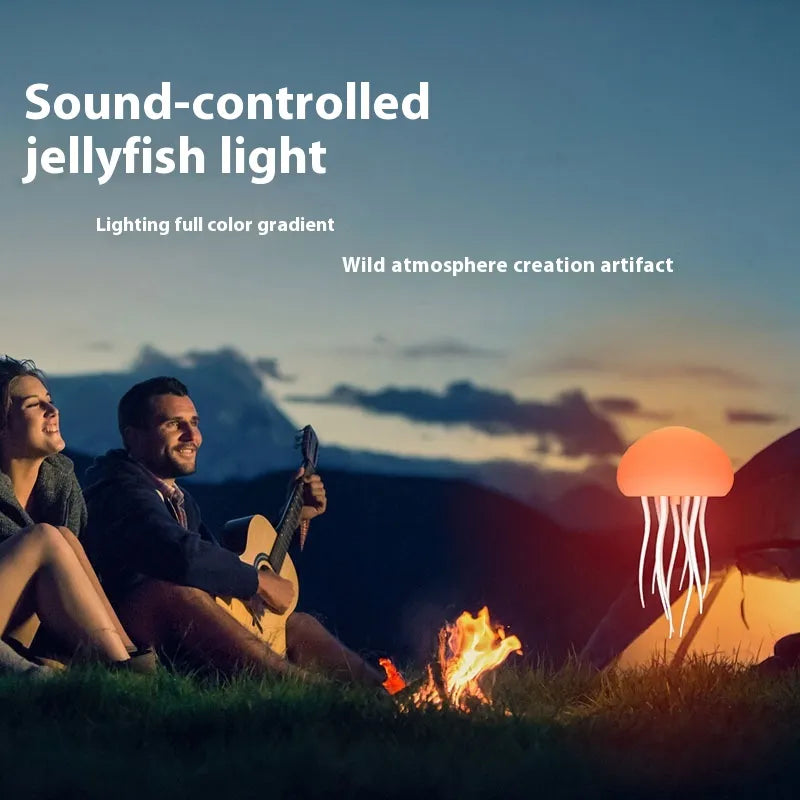 Jellyfish LED Lamp – Glowing Night Light & Room Decor