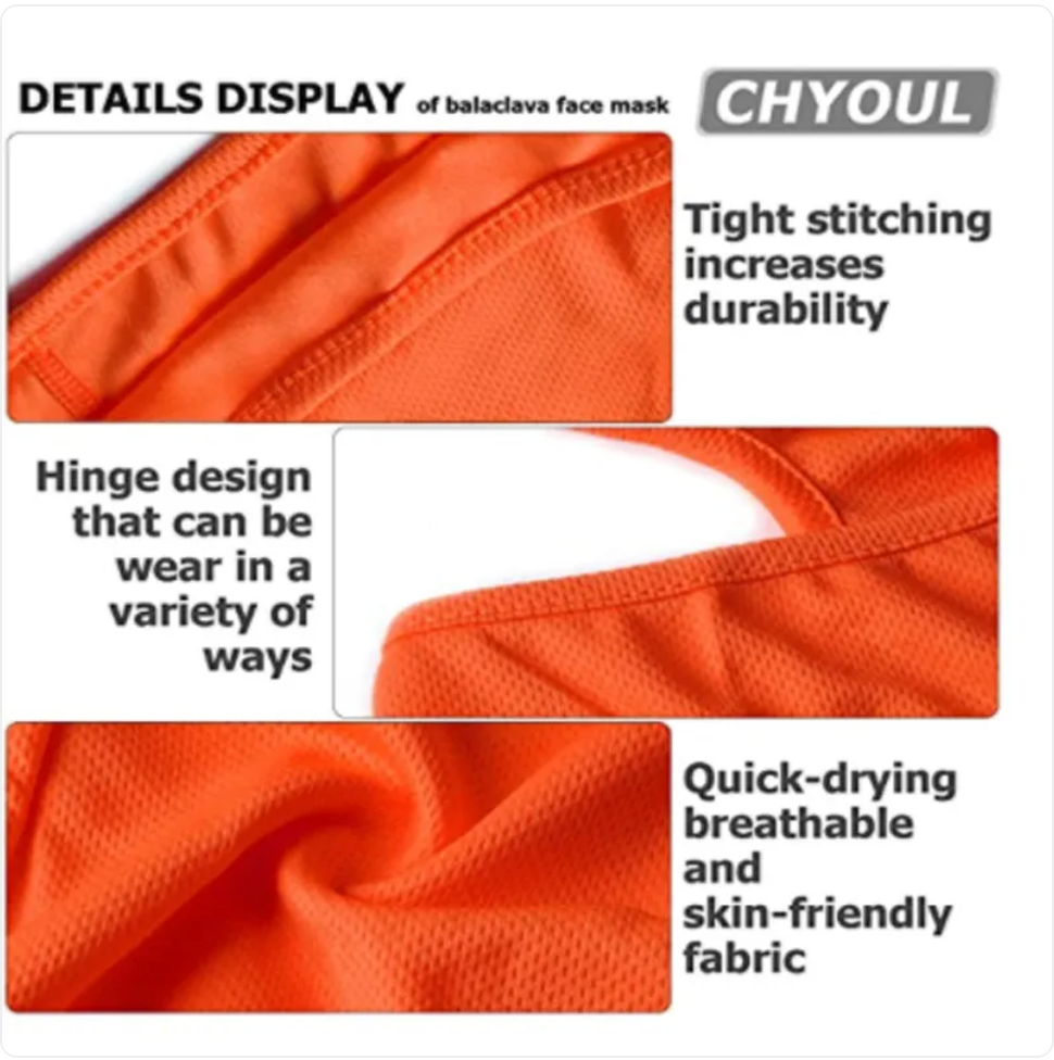 Flying Tiger UV-Schutz Gesichtsmasken-Mütze