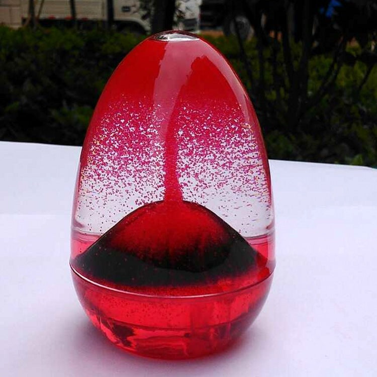 Volcano Egg Oil Hourglass - Mesmerising Home Decor & Gift