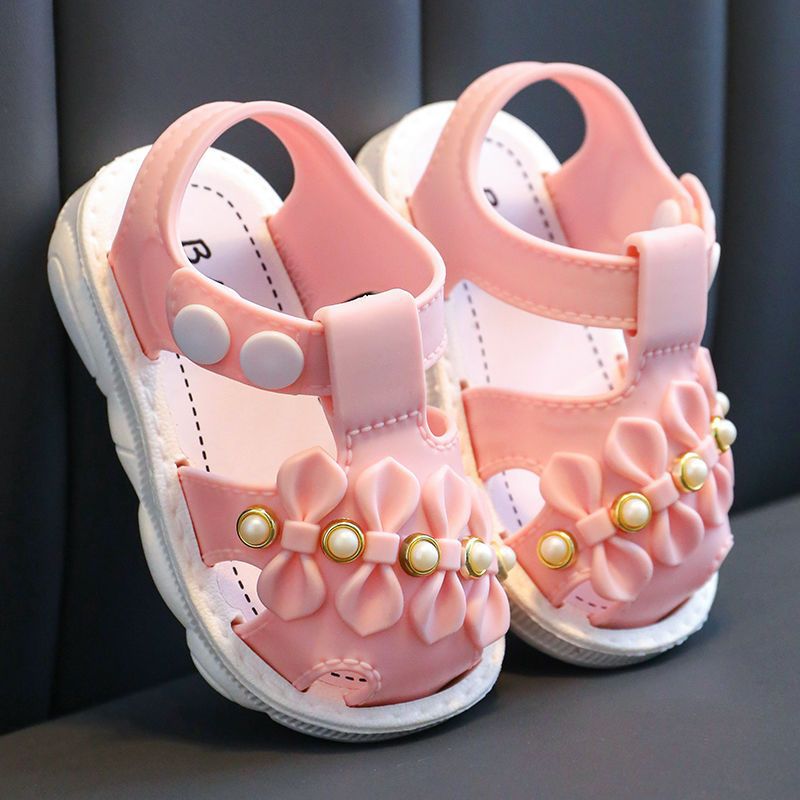 Genuine Leather Summer Sandals for Baby Girls