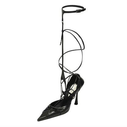 Women's Buckle High Heel Sandals | Versatile Strap Heels