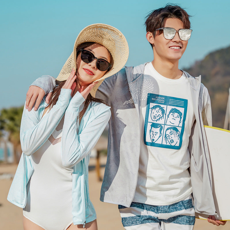 Couples UV Protection Ice Silk Hoodie