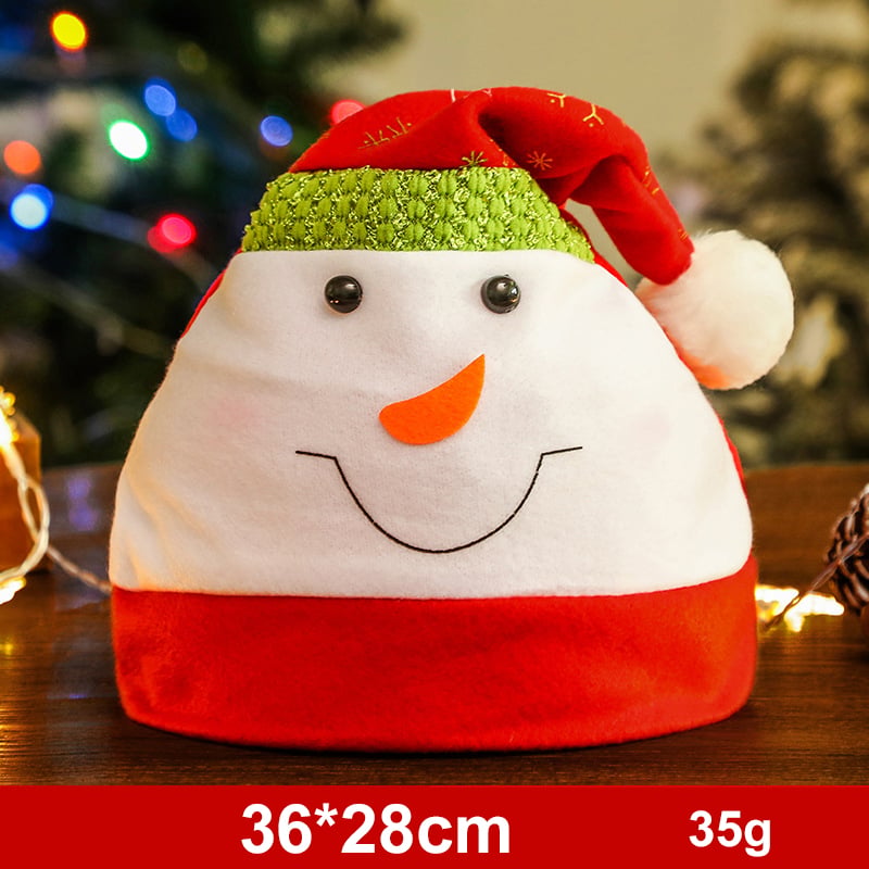 Weihnachten Schneemann & Weihnachtsmann Mützen | Festliche Weihnachtsmützen