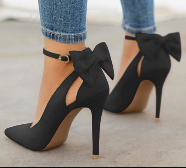Bow Detail Stiletto Heels for Women