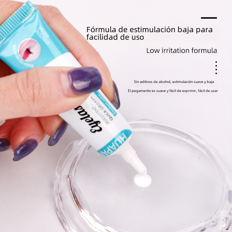 Gentle Waterproof Eyelash Glue – Long-Lasting Hold for Natural-Looking Lashes