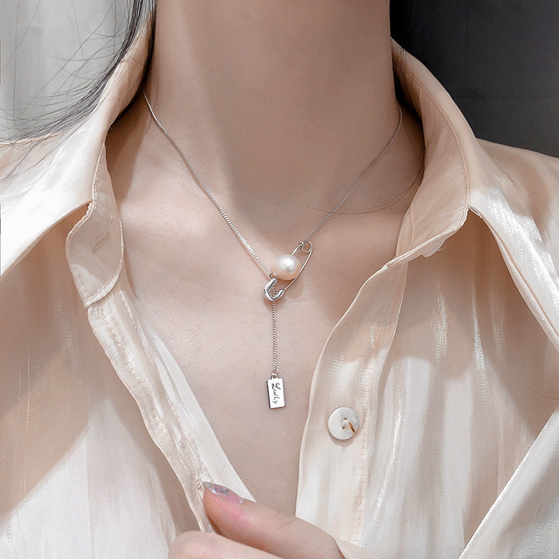 S925 Silver Pearl Choker Necklace