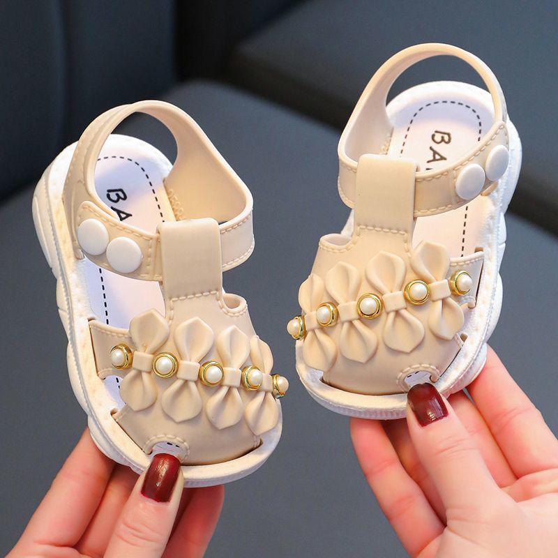 Echte Leder-Sommersandalen für Baby-Mädchen