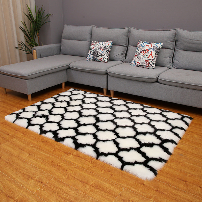 Weicher Hochflorteppich für Wohnzimmer-Heimdekoration 50x80cm