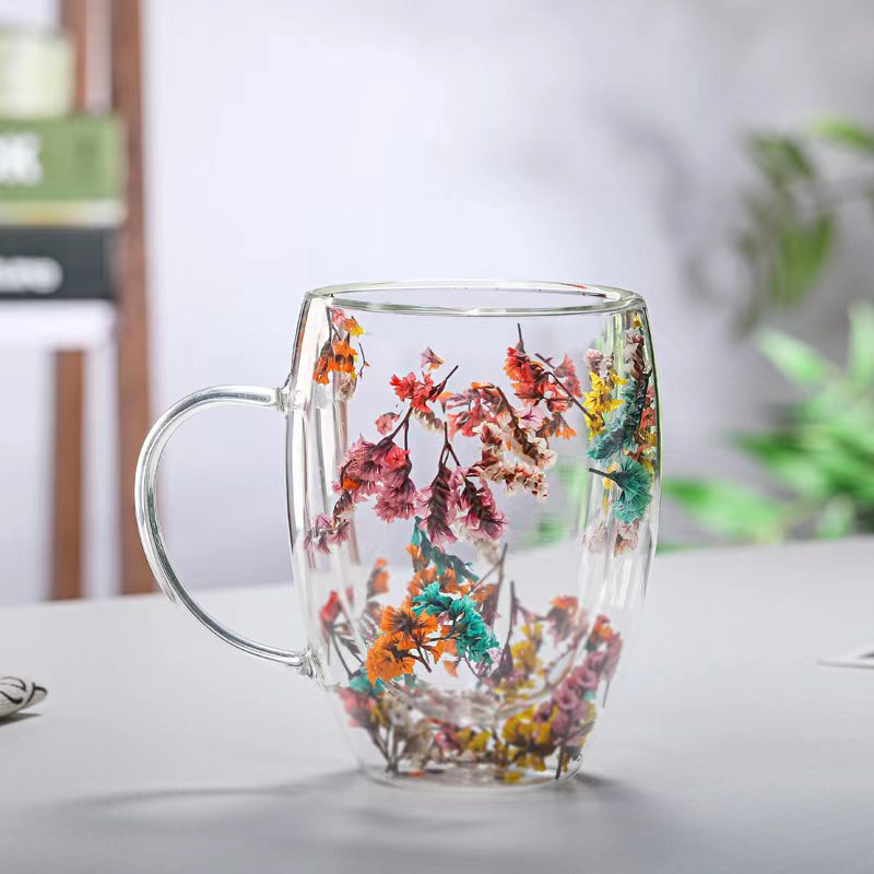 Double-Layer Borosilicate Glass Cup