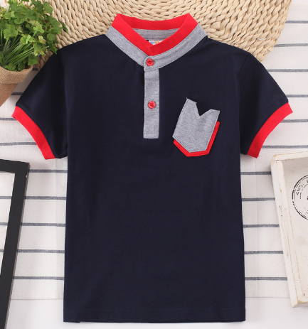 Boys’ Short-Sleeve Collared Shirt