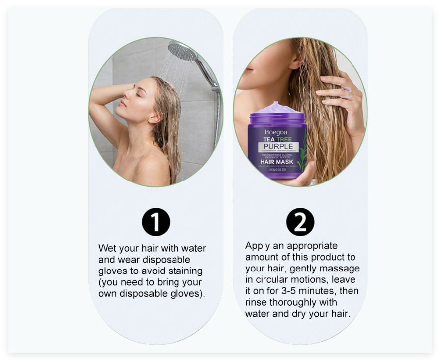 Purple Shampoo for Yellow Tone Removal – Toning & Brightening Hair Care for Blonde & Silver Hair