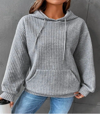 Women's Loose Hooded Sweater