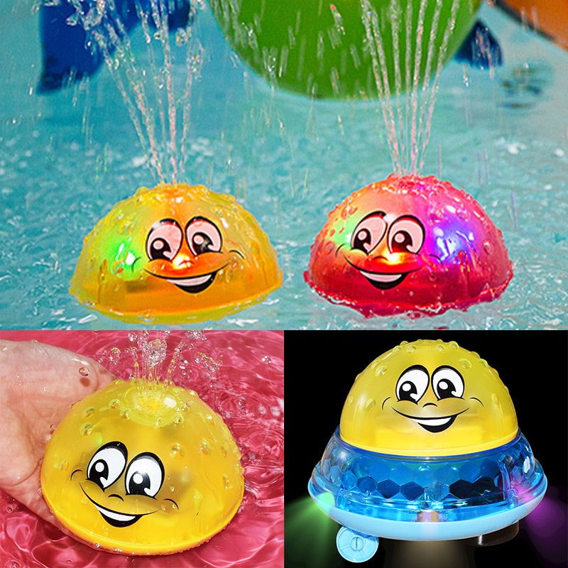 Electric Sensory Water Spray Ball With Lights And Music