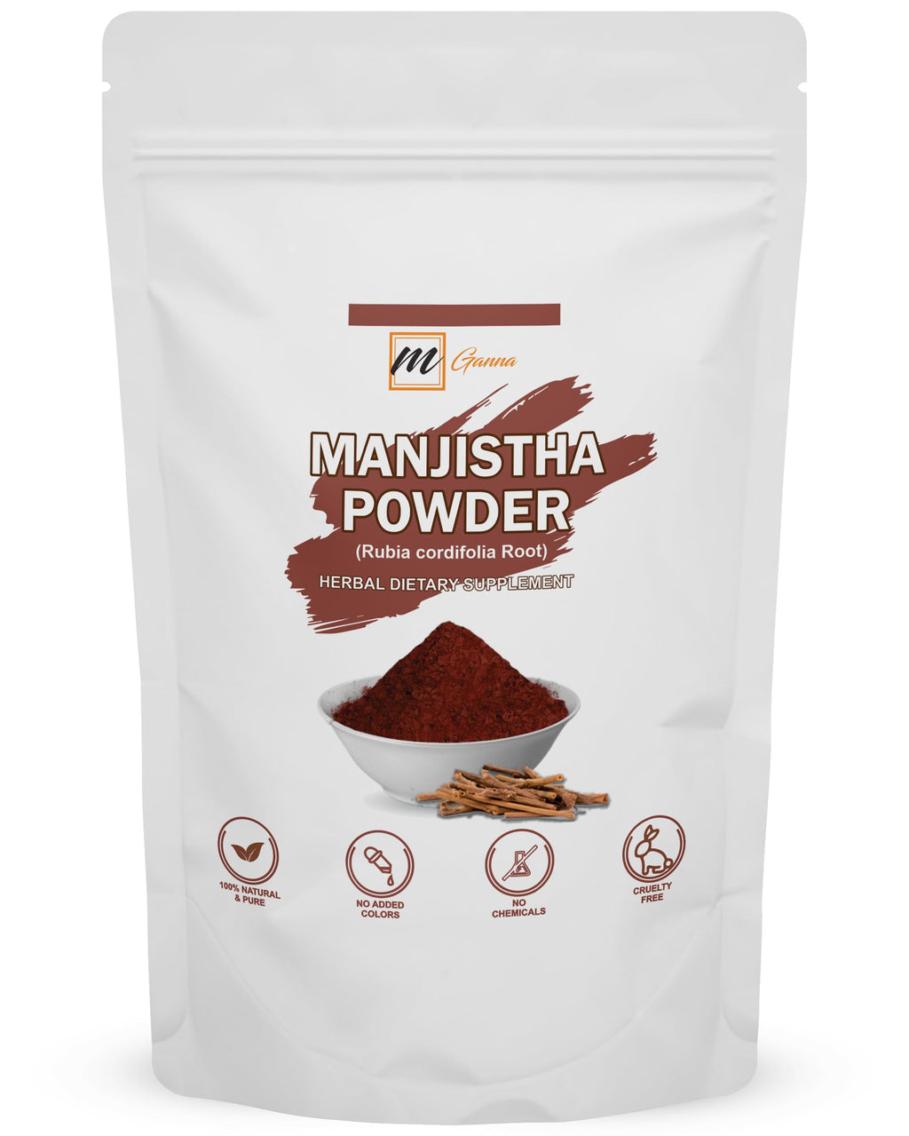 Natural Manjistha Powder for Hair & Skin Care, 227g