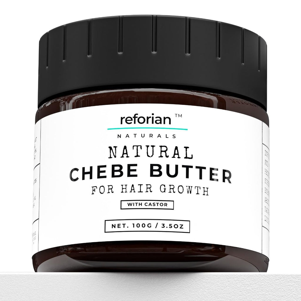 Chebe Butter for Hair Growth – African Chebe Powder with Castor Oil & Biotin Hair Grease for Black Hair
