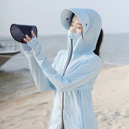 Women's Long UV Protection Sun Jacket