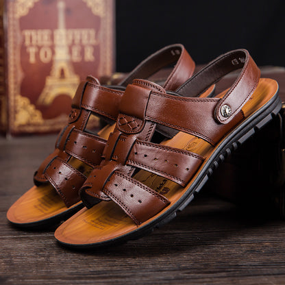 Men's Breathable Leather Sandals