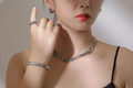 Necklace and Earrings Jewellery Set