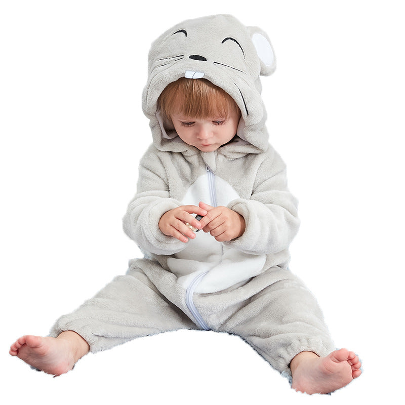 MICHLEY Plush Animal Romper