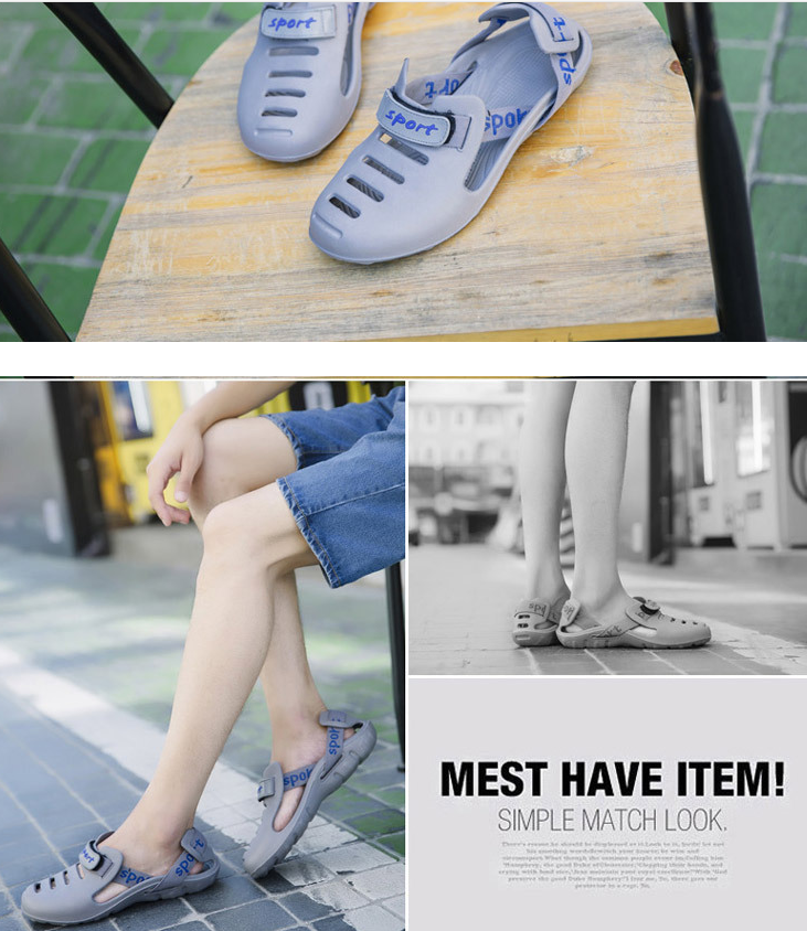 Leichte Strand-Flip-Flops für Herren aus Kunststoff