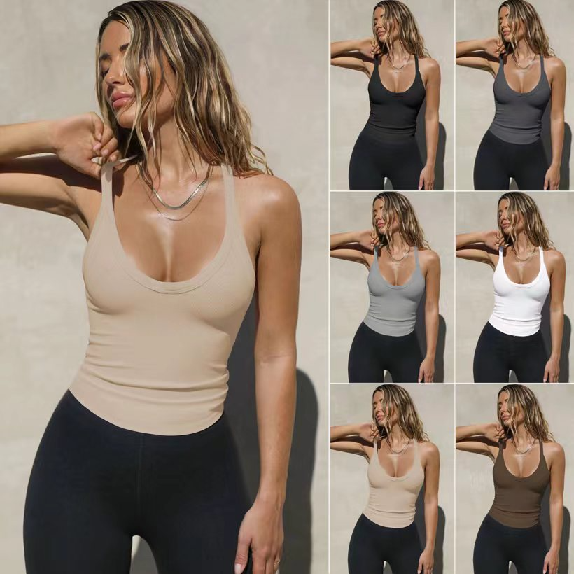 Women's Slim Knitted Vest Top