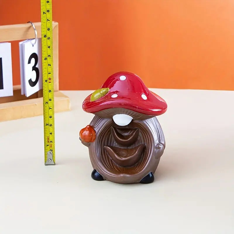 Mushroom Aroma Diffuser & Incense Holder - Handmade Home Decor