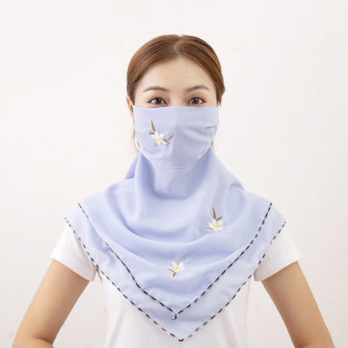 UV-Schutz Gesichtsmaske für Damen aus Chiffon