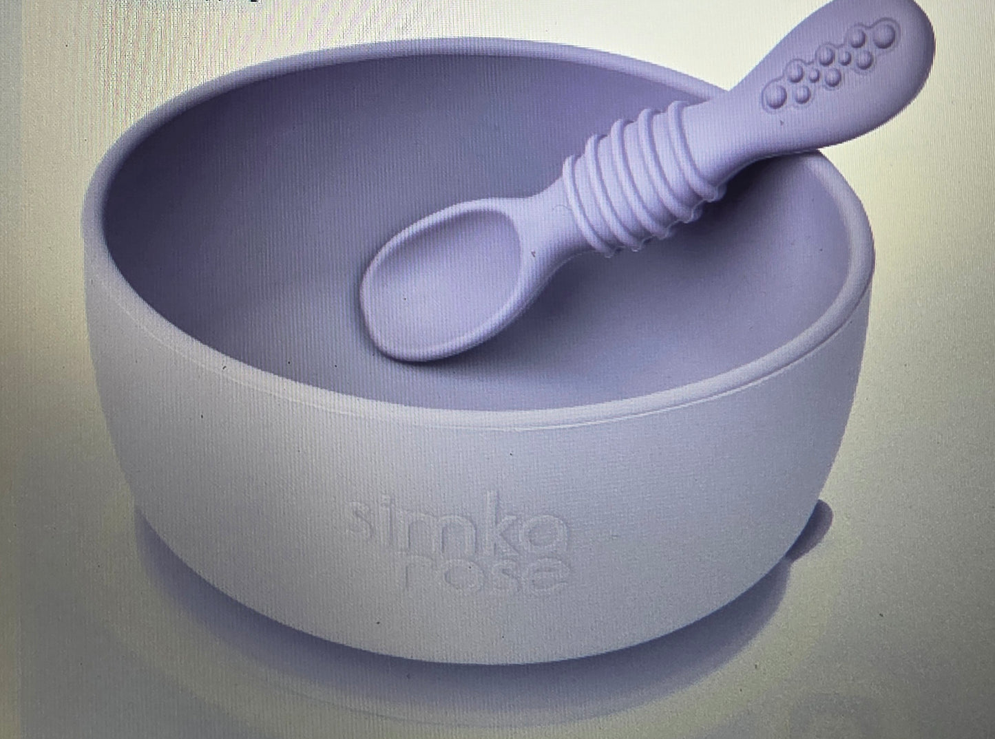 Silicone Baby Suction Bowl and Spoon Set - BPA-Free, Dishwasher Safe