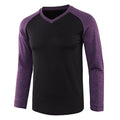 Men's Long Sleeve Contrast Raglan T-Shirt
