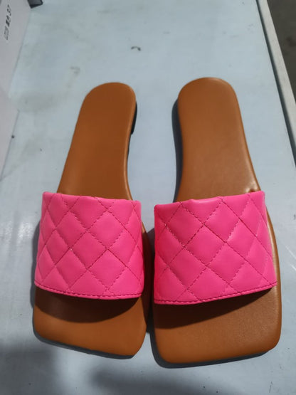 Women's Square Toe Flat Sandals