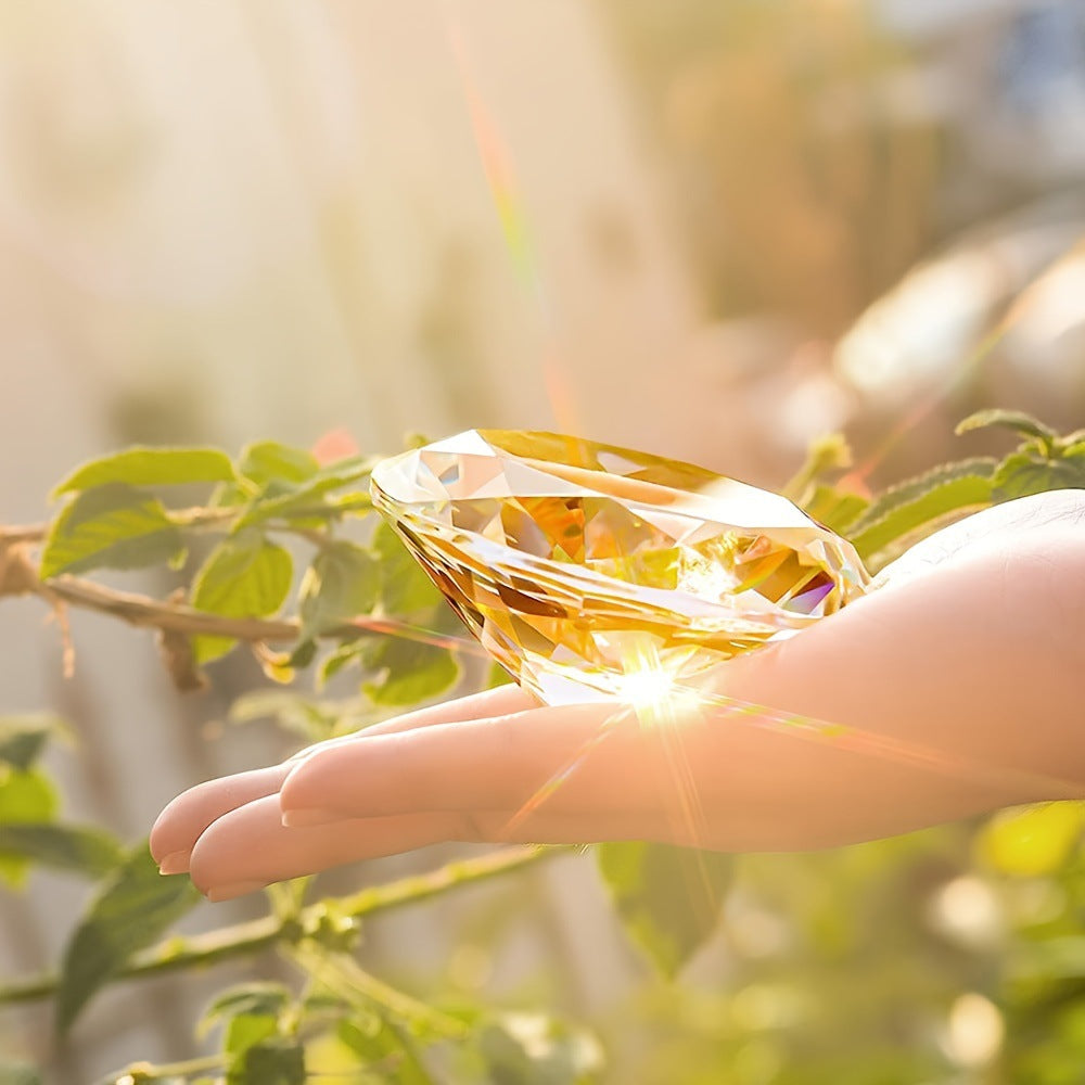 Diamantkristall-Sonnenfänger – Boho Fensterdeko & Geschenkidee