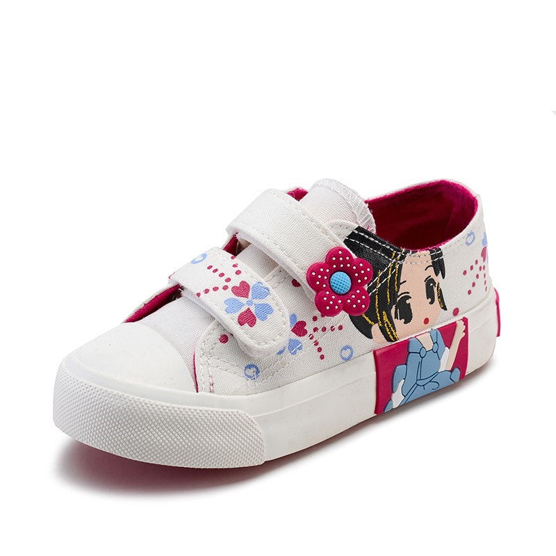 Kids' Cartoon Canvas Trainers