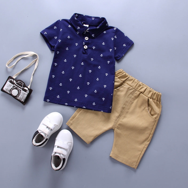 Jungen Sommer Baumwoll-Set T-Shirt & Shorts | Alter 1–4