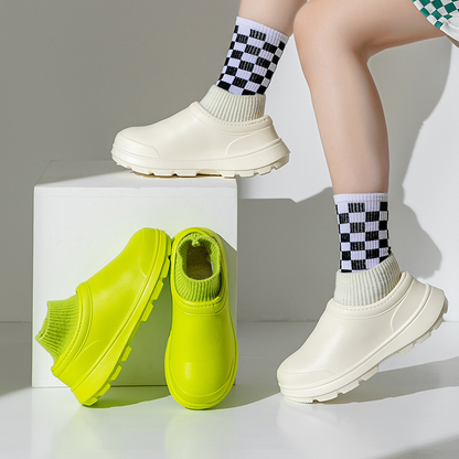 Waterproof Cotton Slippers – Anti-Slip Warm Indoor & Outdoor Shoes
