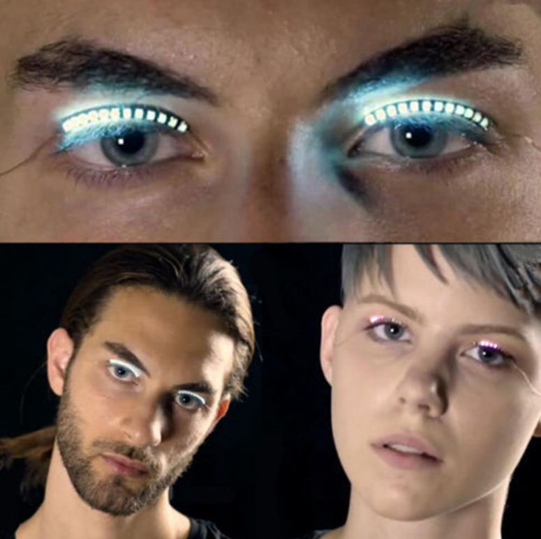 LED Eyelash Lights for Cosplay