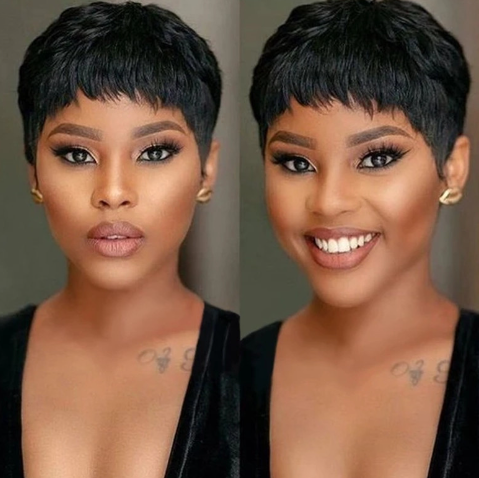 Pixie Human Hair Wig – 100% Remy Hair | Natural Look for Women