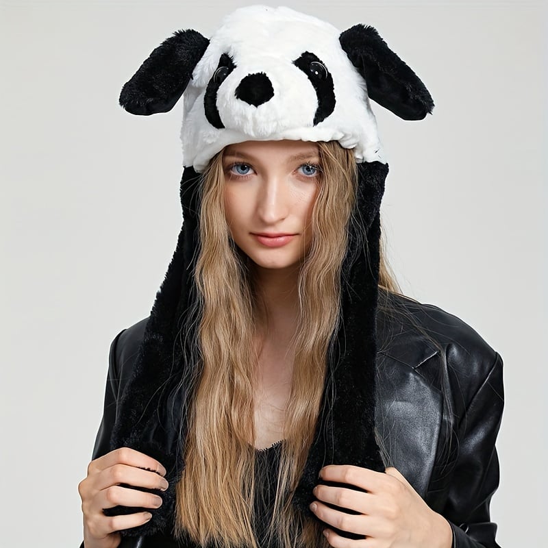 Cute Animal Earflap Hats | Panda, Dog, Frog, Rabbit & Elephant