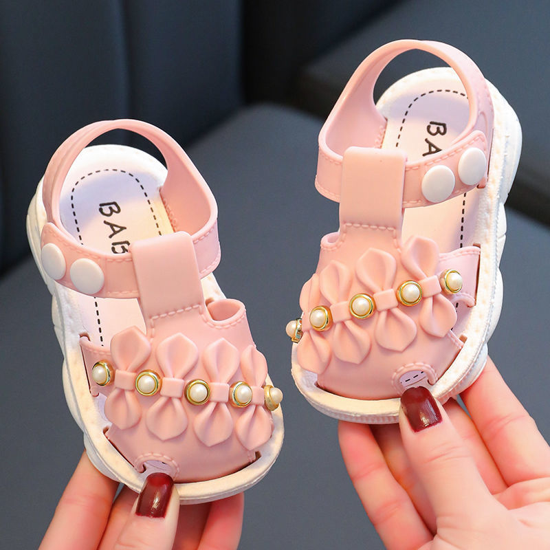 Echte Leder-Sommersandalen für Baby-Mädchen