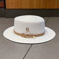 Women's Rhinestone Straw Sun Hat