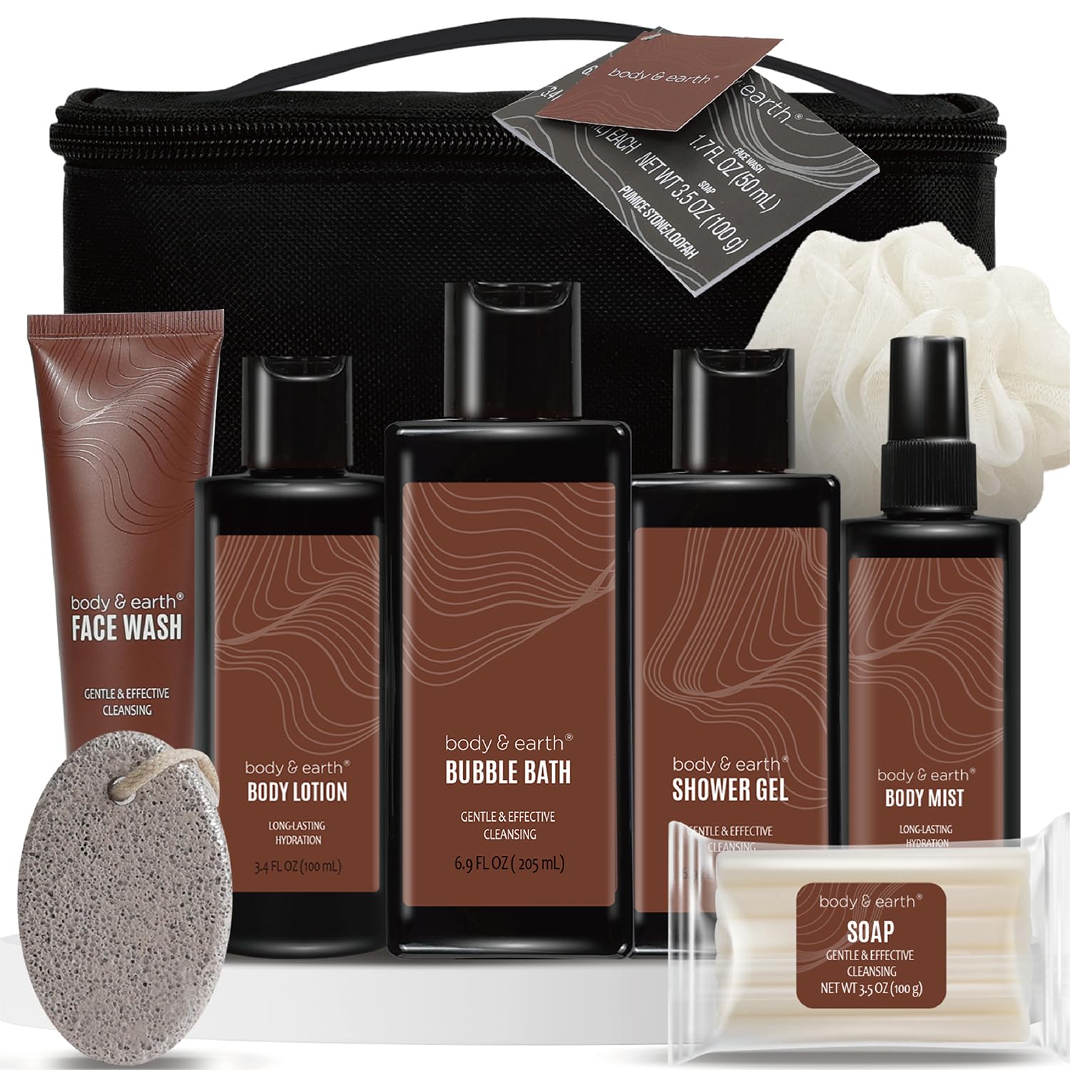 Sandelholz-Bade-Geschenkset für Herren