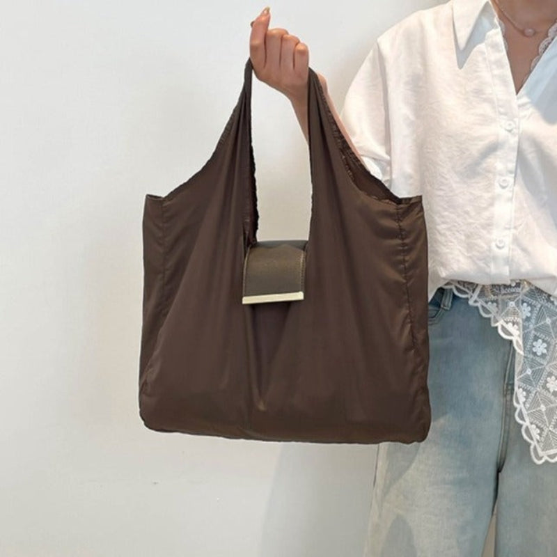 Large Polyester Canvas Tote Bag